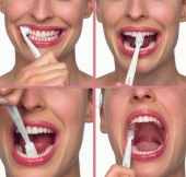 фотография как правильно чистить зубы
